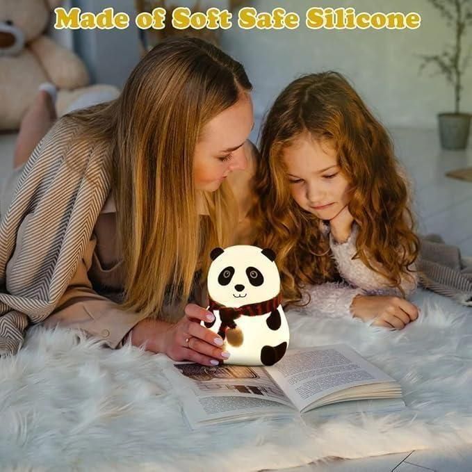 Desidiya® Panda Lamp, Panda Gifts, Panda Touch Silicone Lamp, Birthday Gift for Girls and Boys, Panda Light Lamp, Kids Night Light