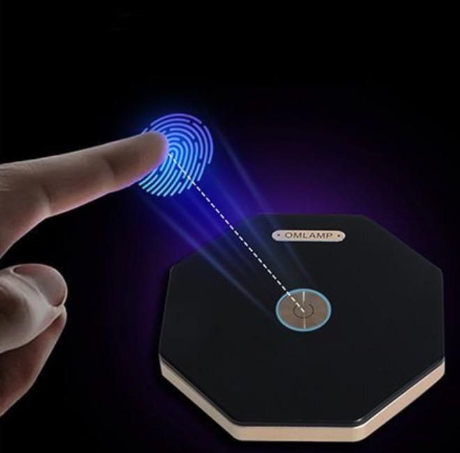 Creative rotating smart touch portable night light